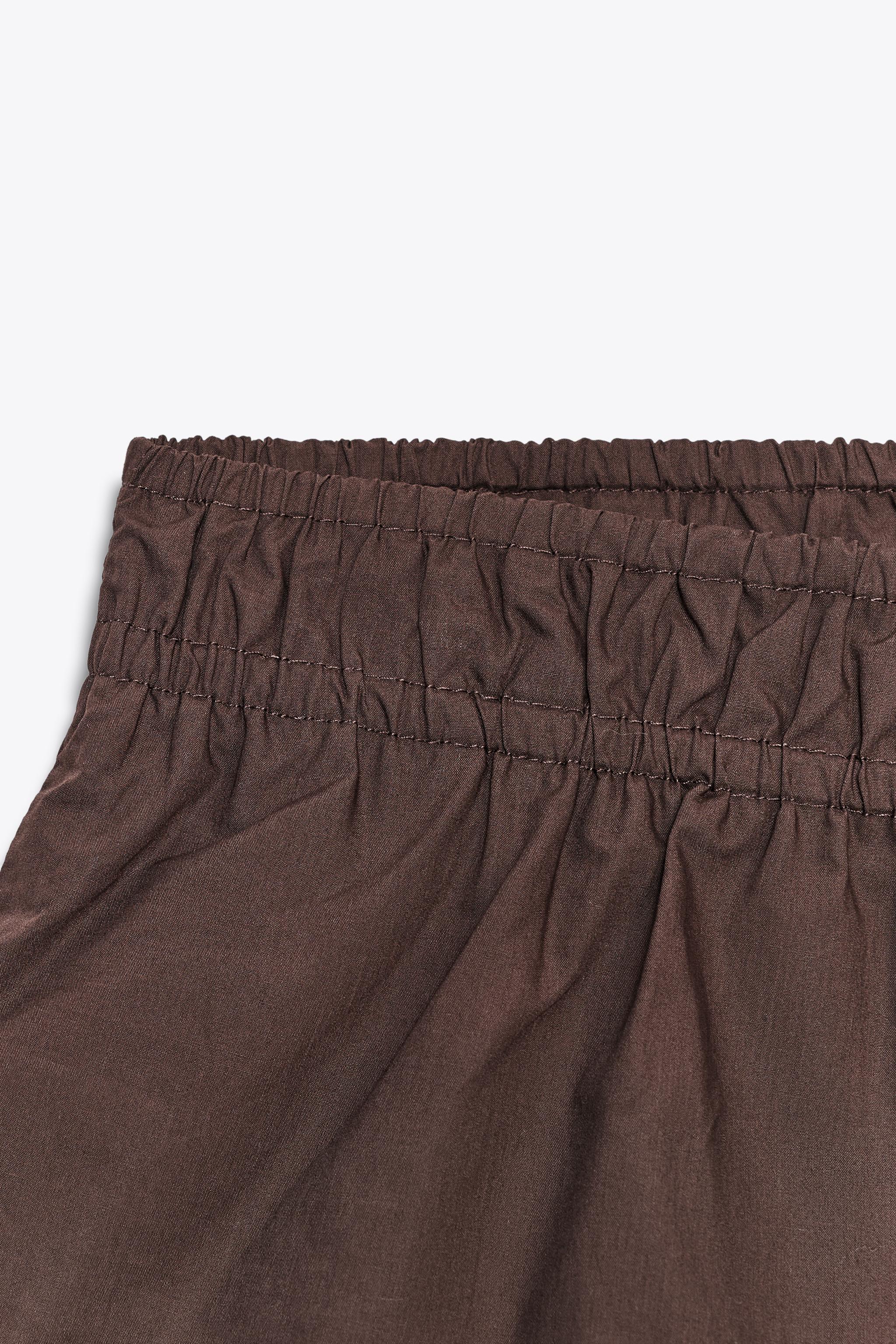 POPLIN MINI SHORTS